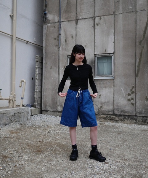 正規品即発VERMO ワイドショーツデニム　サイズ26 正規品即発VERMO ワイドショーツデニム サイズ26 レディース