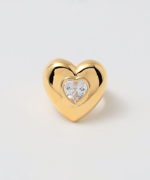 UNITED ARROWS（ユナイテッドアローズ）の「ボリュームハート リング（リング・レディース・シルバー/ゴールド・FREE）」の5枚目の写真