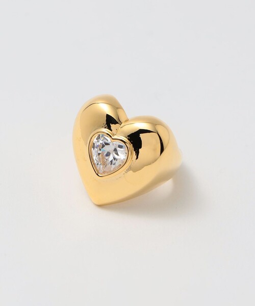 UNITED ARROWS（ユナイテッドアローズ）の「ボリュームハート リング（リング・レディース・シルバー/ゴールド・FREE）」の7枚目の写真