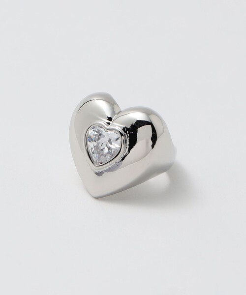 UNITED ARROWS（ユナイテッドアローズ）の「ボリュームハート リング（リング・レディース・シルバー/ゴールド・FREE）」の9枚目の写真