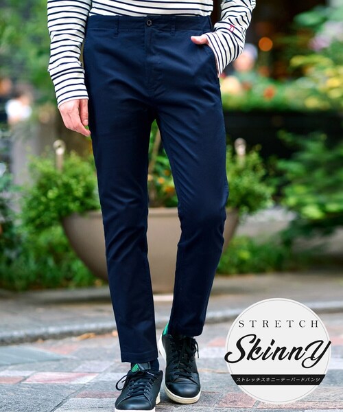 DRESSTERIOR（ドレステリア）の「【人気定番/Safari12月号掲載】ストレッチスキニーパンツ（その他パンツ・メンズ・ベージュ/ネイビー/ホワイト/ブラック/カーキ・73/76/79/82）」の5枚目の写真