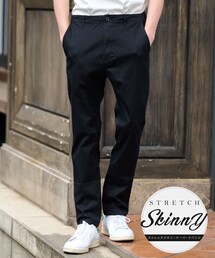 【Safari5月号掲載/人気定番】ストレッチスキニーパンツ