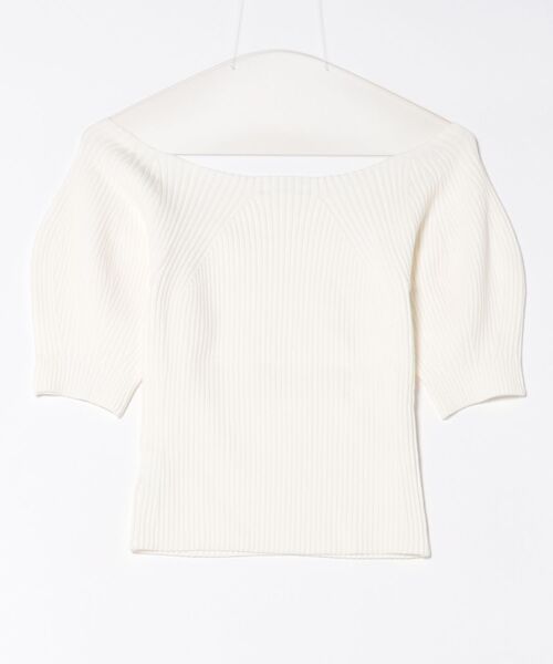 FRAY I.D（フレイアイディー）の「2wayオフショルダーリブパフプルオーバー（その他トップス・レディース・ホワイト/レッド/ブラック・FREE）」の16枚目の写真