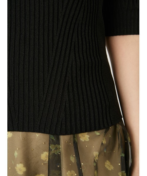 FRAY I.D（フレイアイディー）の「2wayオフショルダーリブパフプルオーバー（その他トップス・レディース・ホワイト/レッド/ブラック・FREE）」の8枚目の写真