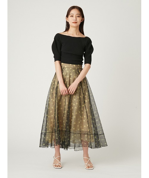 FRAY I.D（フレイアイディー）の「2wayオフショルダーリブパフプルオーバー（その他トップス・レディース・ホワイト/レッド/ブラック・FREE）」の13枚目の写真