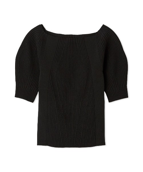 FRAY I.D（フレイアイディー）の「2wayオフショルダーリブパフプルオーバー（その他トップス・レディース・ホワイト/レッド/ブラック・FREE）」の15枚目の写真