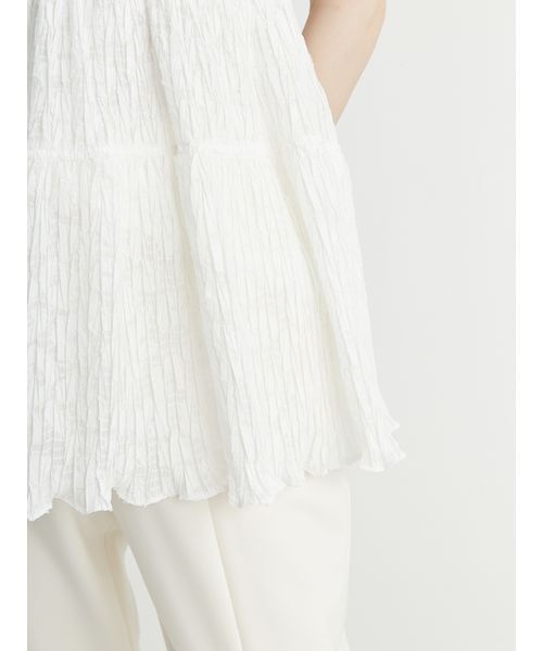 CELFORD（セルフォード）の「シャーリングチュニックブラウス（シャツ/ブラウス・レディース・ブラック/オフホワイト/ライトピンク・38/36）」の9枚目の写真