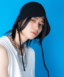 an meets zakka（アンミツザッカ）の「an meets zakka コード付きコットンニットハット（ハット）」