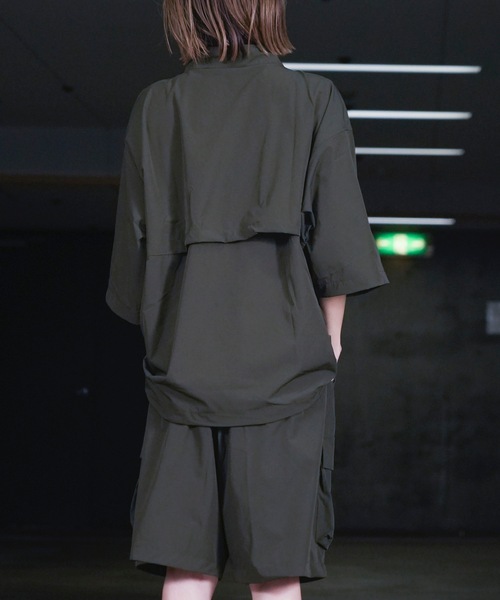 THRASHER(スラッシャー)の「S/S NYLON ANORAK HALF ZIP / スラッシャーナイロンハーフジップアノラックショートスリーブロゴプリント(その他アウター・メンズ・グレイッシュベージュ/ブラック/カーキ・LARGE/MEDIUM/X-LARGE)」の17枚目の写真