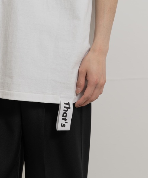 THE GOODLAND MARKET（ザグッドランドマーケット）の「That’s　RE Tee NO MORE WAR（Tシャツ/カットソー・メンズ・ブラック/ホワイト・MEDIUM/LARGE/X-LARGE）」の5枚目の写真