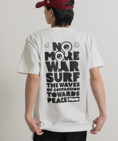 THE GOODLAND MARKET（ザグッドランドマーケット）の「That’s　RE Tee NO MORE WAR（Tシャツ/カットソー・メンズ・ブラック/ホワイト・MEDIUM/LARGE/X-LARGE）」の6枚目の写真