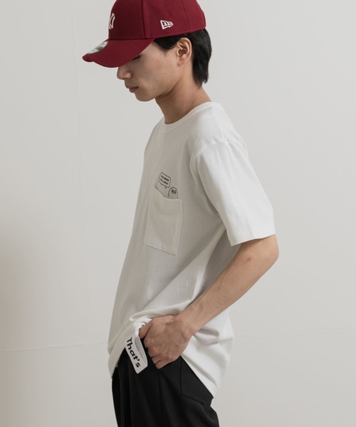 THE GOODLAND MARKET（ザグッドランドマーケット）の「That’s　RE Tee NO MORE WAR（Tシャツ/カットソー・メンズ・ブラック/ホワイト・MEDIUM/LARGE/X-LARGE）」の7枚目の写真