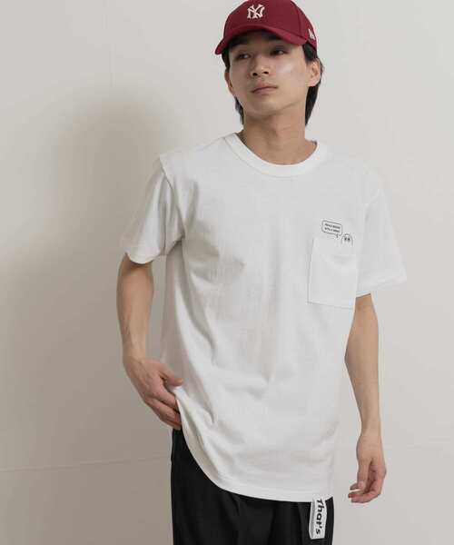 THE GOODLAND MARKET（ザグッドランドマーケット）の「That’s　RE Tee NO MORE WAR（Tシャツ/カットソー・メンズ・ブラック/ホワイト・MEDIUM/LARGE/X-LARGE）」の8枚目の写真