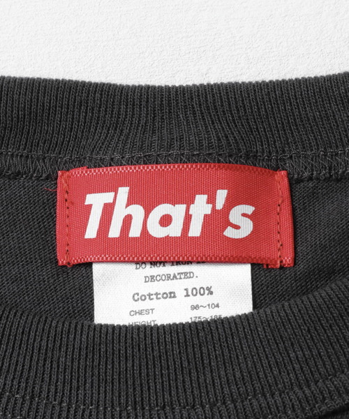THE GOODLAND MARKET（ザグッドランドマーケット）の「That’s　RE Tee NO MORE WAR（Tシャツ/カットソー・メンズ・ブラック/ホワイト・MEDIUM/LARGE/X-LARGE）」の19枚目の写真