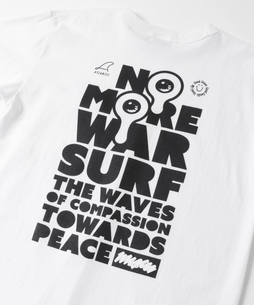 THE GOODLAND MARKET（ザグッドランドマーケット）の「That’s　RE Tee NO MORE WAR（Tシャツ/カットソー・メンズ・ブラック/ホワイト・MEDIUM/LARGE/X-LARGE）」の20枚目の写真
