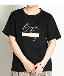 英字 ロゴTシャツ ロゴT 半袖Tシャツ プリントTシャツ