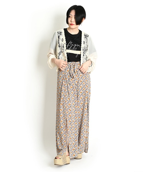 MARAI（マーライ）の「英字 ロゴTシャツ ロゴT 半袖Tシャツ プリントTシャツ（Tシャツ/カットソー・レディース・グレー/ホワイト/ブラック・FREE）」の12枚目の写真