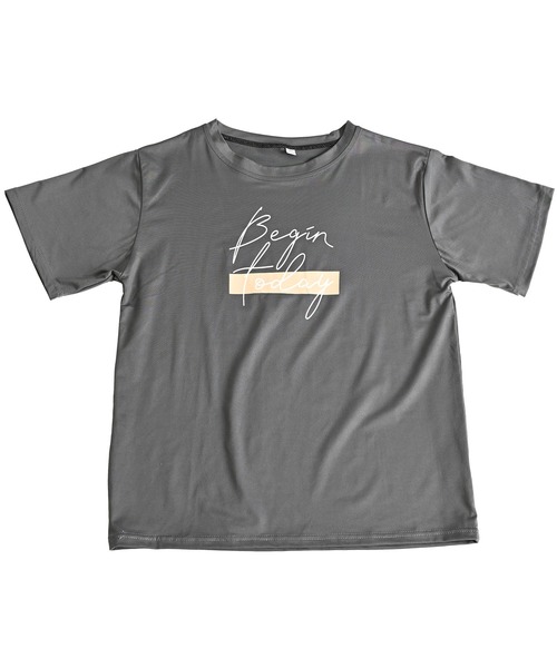 MARAI（マーライ）の「英字 ロゴTシャツ ロゴT 半袖Tシャツ プリントTシャツ（Tシャツ/カットソー・レディース・グレー/ホワイト/ブラック・FREE）」の14枚目の写真