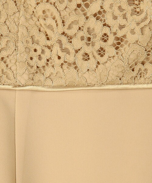 レースコンビ スクエアネックワンピース（ドレス）｜BALLSEY