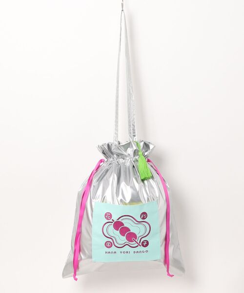 カヤ（カヤ）の「【カヤ】ことわざ巾着バッグ（トートバッグ・レディース・グリーン/ゴールド/ブルー/シルバー・FREE）」の8枚目の写真