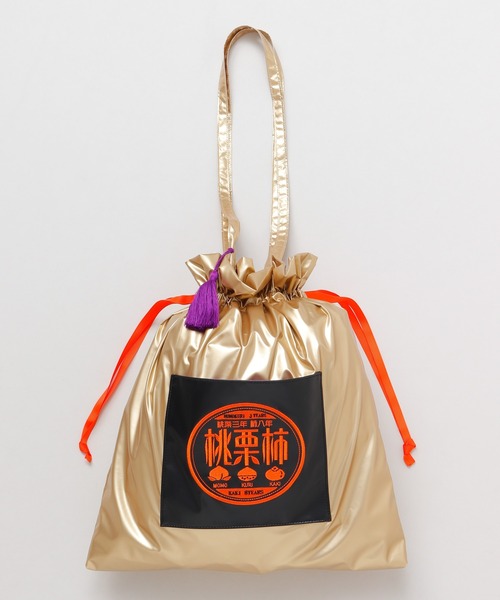 カヤ（カヤ）の「【カヤ】ことわざ巾着バッグ（トートバッグ・レディース・グリーン/ゴールド/ブルー/シルバー・FREE）」の16枚目の写真