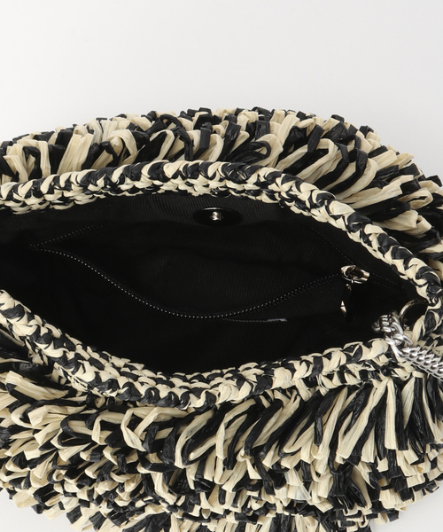 CATERINA BERTINI（カテリーナベルティーニ）の「【CATERINA BERTINI/カテリナ ベルティーニ】 チェーンショルダーバッグ（ショルダーバッグ・レディース・ベージュ/ネイビー・FREE）」の9枚目の写真