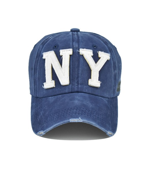 MEMECLE（メメクル）の「【 MEMECLE / メメクル 】ヴィンテージN Yビッグロゴキャップ（キャップ・レディース・ブラック/ベージュ/ネイビー/カーキ/ピンク/イエロー/チャコール・FREE）」の16枚目の写真