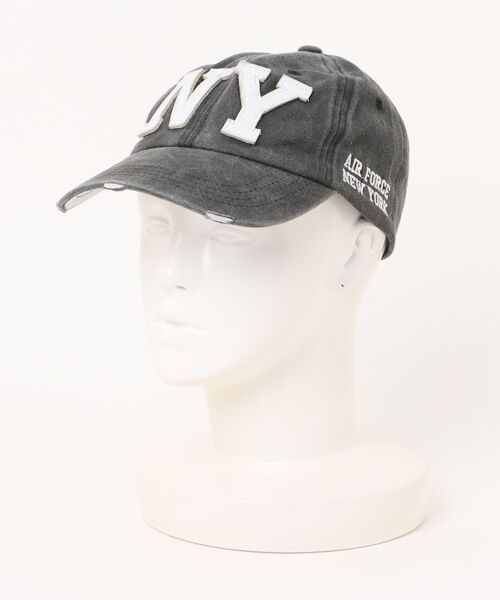 MEMECLE（メメクル）の「【 MEMECLE / メメクル 】ヴィンテージN Yビッグロゴキャップ（キャップ・レディース・ブラック/ベージュ/ネイビー/カーキ/ピンク/イエロー/チャコール・FREE）」の20枚目の写真