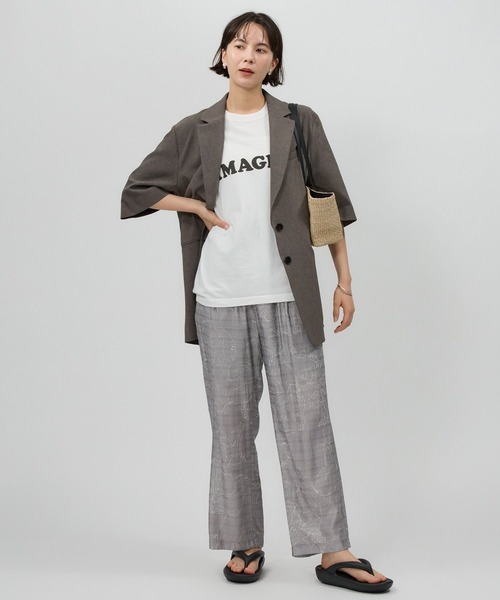 BABYLONE(バビロン)の「フラワープリントパンツ(その他パンツ・レディース・チャコール/アイボリー・フリー)」の18枚目の写真