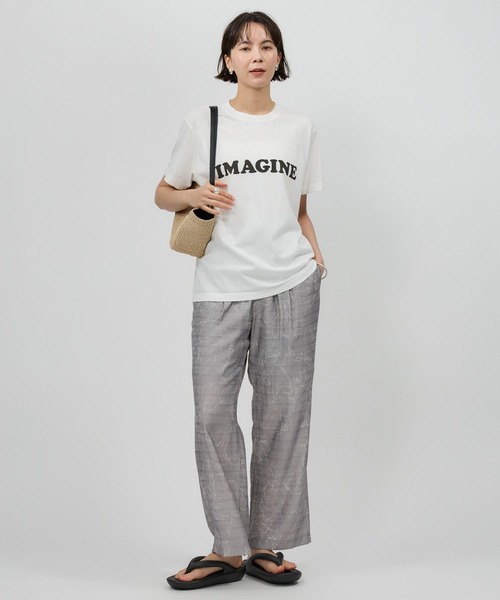 BABYLONE(バビロン)の「フラワープリントパンツ(その他パンツ・レディース・チャコール/アイボリー・フリー)」の17枚目の写真