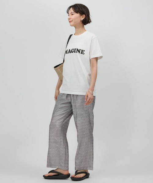BABYLONE(バビロン)の「フラワープリントパンツ(その他パンツ・レディース・チャコール/アイボリー・フリー)」の16枚目の写真