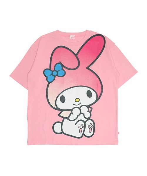 sanrio（サンリオ）の「【綿100％】 親子お揃い サンリオ BIGフェイス Tシャツ 0613A（Tシャツ/カットソー・レディース・その他24/パープル/ライトブルー/その他25・S/M/L）」の4枚目の写真