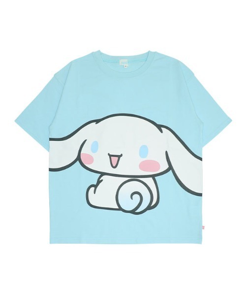 sanrio（サンリオ）の「【綿100％】 親子お揃い サンリオ BIGフェイス Tシャツ 0613A（Tシャツ/カットソー・レディース・その他24/パープル/ライトブルー/その他25・S/M/L）」の2枚目の写真