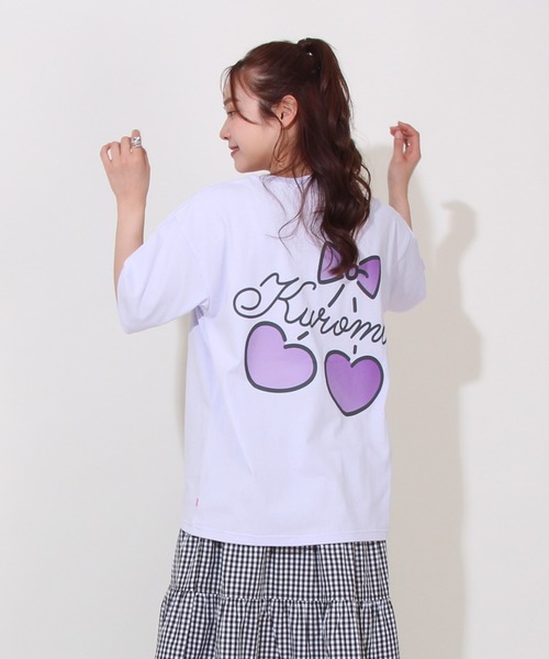 sanrio（サンリオ）の「【綿100％】 親子お揃い サンリオ BIGフェイス Tシャツ 0613A（Tシャツ/カットソー・レディース・その他24/パープル/ライトブルー/その他25・S/M/L）」の8枚目の写真