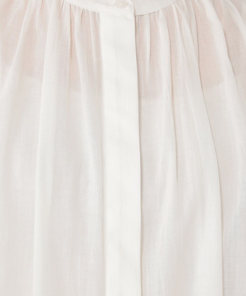 studio CLIP(スタディオクリップ)の「袖リブシャツチュニック(チュニック・レディース・ネイビー/オフホワイト/ピンク・FREE)」の4枚目の写真