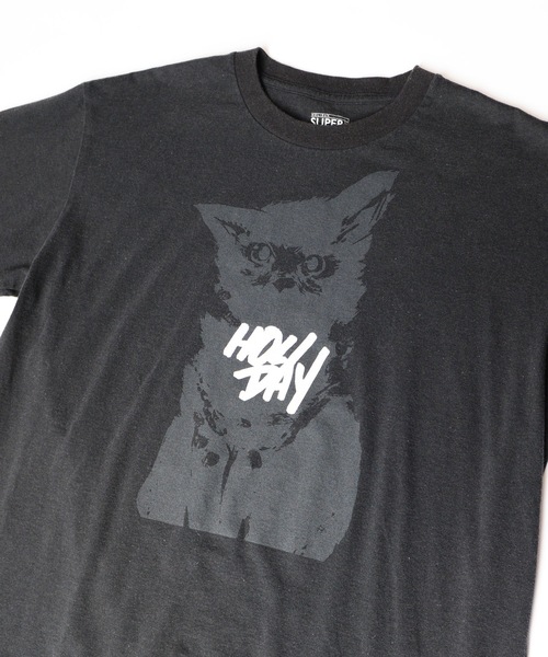 HOLIDAY（ホリデイ）の「SUPER FINE L/S T-SHIRT (NEKO) スーパーファインロングスリーブTシャツ (ネコ)（Tシャツ/カットソー・レディース・ブラック/イエロー/ホワイト・S/XL）」の4枚目の写真