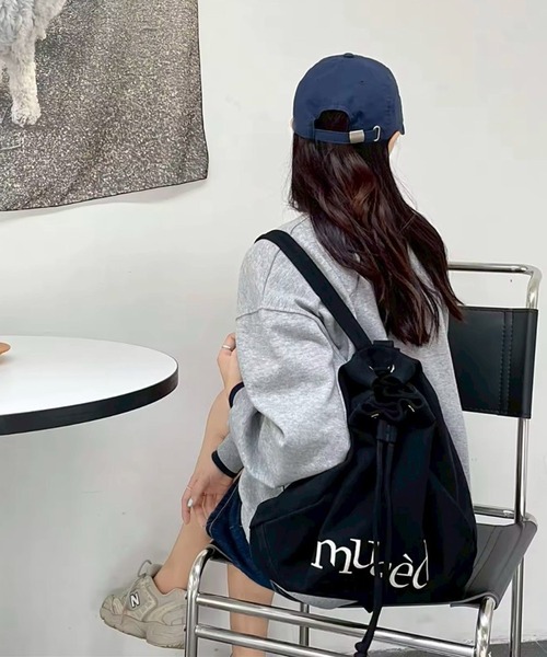 Port(ポート)の「【 Port / ポート 】 フロントロゴ キャンバス デイリー バックパック / ナップサック #(バックパック/リュック・レディース・ホワイト/ブラウン/グリーン/ブラック・FREE)」の1枚目の写真