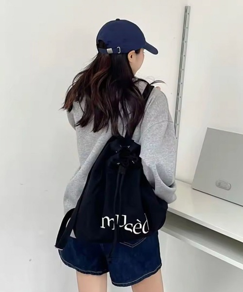 Port(ポート)の「【 Port / ポート 】 フロントロゴ キャンバス デイリー バックパック / ナップサック #(バックパック/リュック・レディース・ホワイト/ブラウン/グリーン/ブラック・FREE)」の7枚目の写真