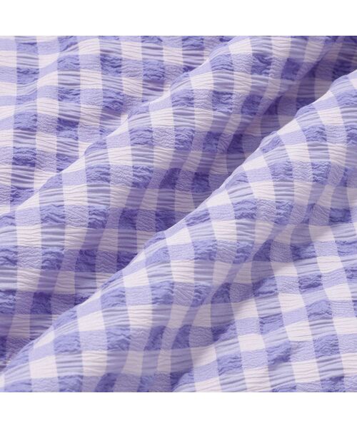 セール】ふわろ 夏でもさらっともちもち 肌掛けふとん フリルチェック