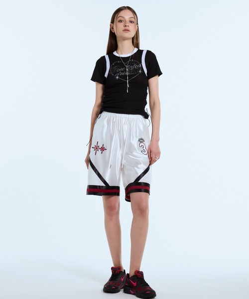 LARTIGENT(ラーティゼン)の「L11 BIG NUMBER SHORTS(その他パンツ・レディース・ホワイト/ネイビー・FREE)」の6枚目の写真