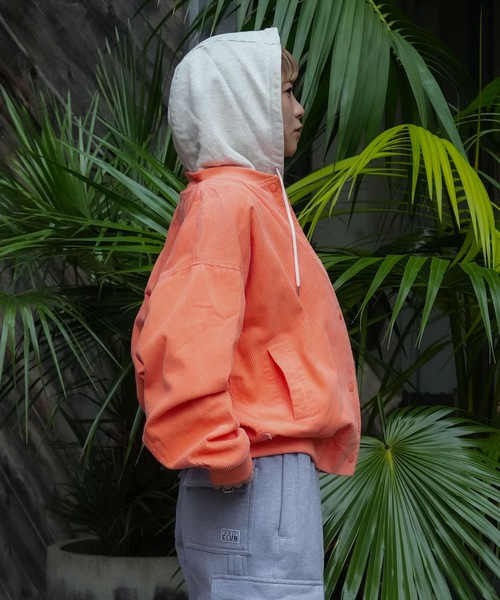 roial（ロイアル）の「JACKET /ROIAL(ロイアル)フード付きビビットカラージャケット（その他アウター・レディース・ピンク/グリーン・SMALL/MEDIUM）」の19枚目の写真