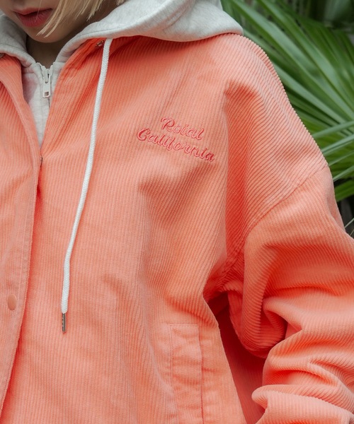 roial（ロイアル）の「JACKET /ROIAL(ロイアル)フード付きビビットカラージャケット（その他アウター・レディース・ピンク/グリーン・SMALL/MEDIUM）」の21枚目の写真