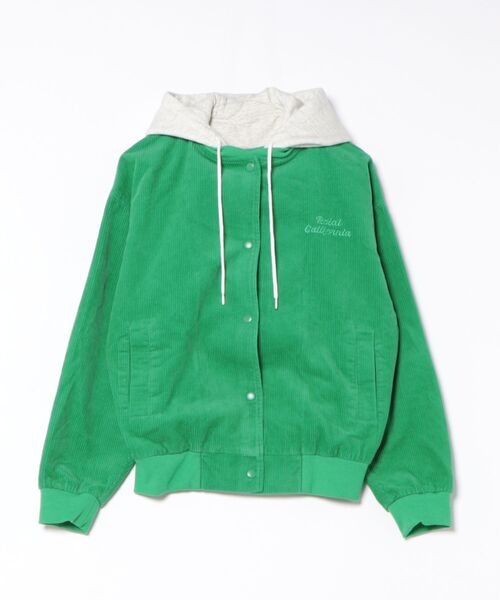 roial（ロイアル）の「JACKET /ROIAL(ロイアル)フード付きビビットカラージャケット（その他アウター・レディース・ピンク/グリーン・SMALL/MEDIUM）」の13枚目の写真