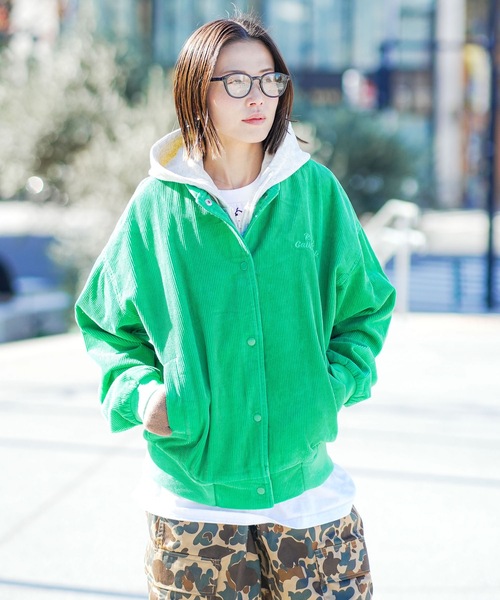 roial（ロイアル）の「JACKET /ROIAL(ロイアル)フード付きビビットカラージャケット（その他アウター・レディース・ピンク/グリーン・SMALL/MEDIUM）」の8枚目の写真