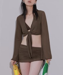 Ulysses（ユリシス）の「【4点セット】長袖ボレロ×スカート付きビキニ/水着/スイムウェア（水着）」