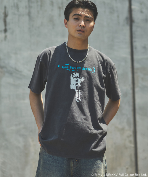 BRANDALISED（ブランダライズド）の「BRANDALISED プリントTシャツ（Tシャツ/カットソー・メンズ・ホワイト系その他/ホワイト×ホワイト/ブラウン/ブラック系その他/ブラック×ブラック/ライトホワイト/ブルー系その他・SMALL/MEDIUM/LARGE）」の5枚目の写真