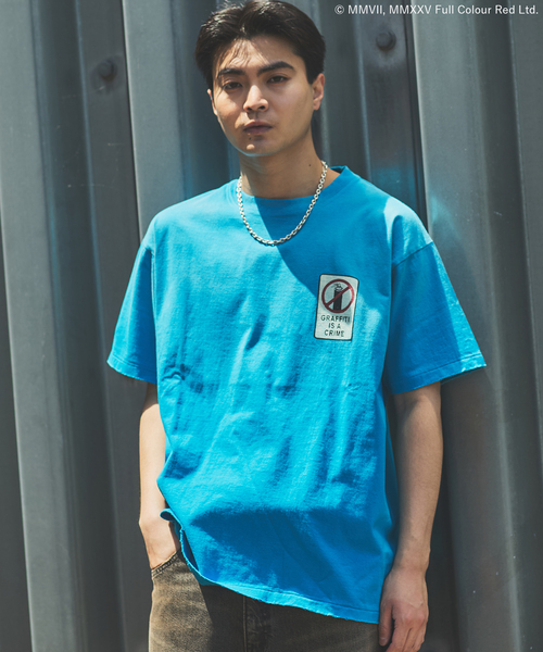 BRANDALISED（ブランダライズド）の「BRANDALISED プリントTシャツ（Tシャツ/カットソー・メンズ・ホワイト系その他/ホワイト×ホワイト/ブラウン/ブラック系その他/ブラック×ブラック/ライトホワイト/ブルー系その他・SMALL/MEDIUM/LARGE）」の7枚目の写真