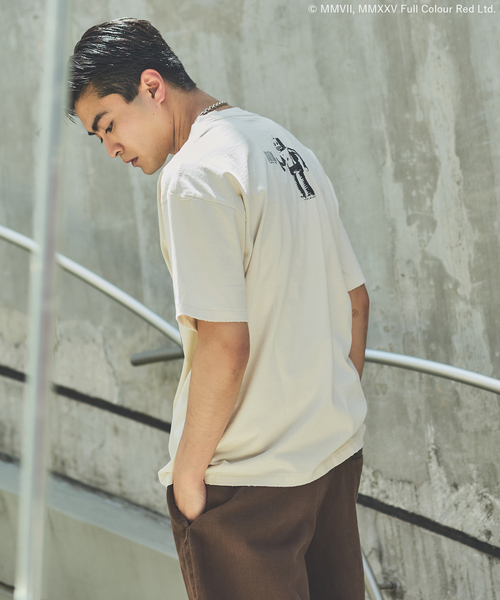 BRANDALISED（ブランダライズド）の「BRANDALISED プリントTシャツ（Tシャツ/カットソー・メンズ・ホワイト系その他/ホワイト×ホワイト/ブラウン/ブラック系その他/ブラック×ブラック/ライトホワイト/ブルー系その他・SMALL/MEDIUM/LARGE）」の15枚目の写真