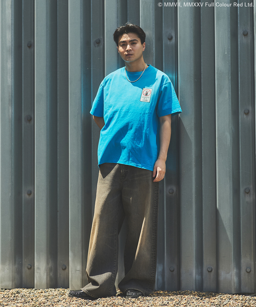 BRANDALISED（ブランダライズド）の「BRANDALISED プリントTシャツ（Tシャツ/カットソー・メンズ・ホワイト系その他/ホワイト×ホワイト/ブラウン/ブラック系その他/ブラック×ブラック/ライトホワイト/ブルー系その他・SMALL/MEDIUM/LARGE）」の19枚目の写真