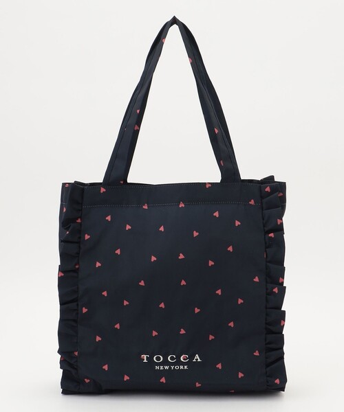 新品【TOCCA】DANCING LOVE FRILL SUBBAG サブバッグ TOCCA｜【撥水】DANCING LOVE FRILL SUBBAG サブバッグ